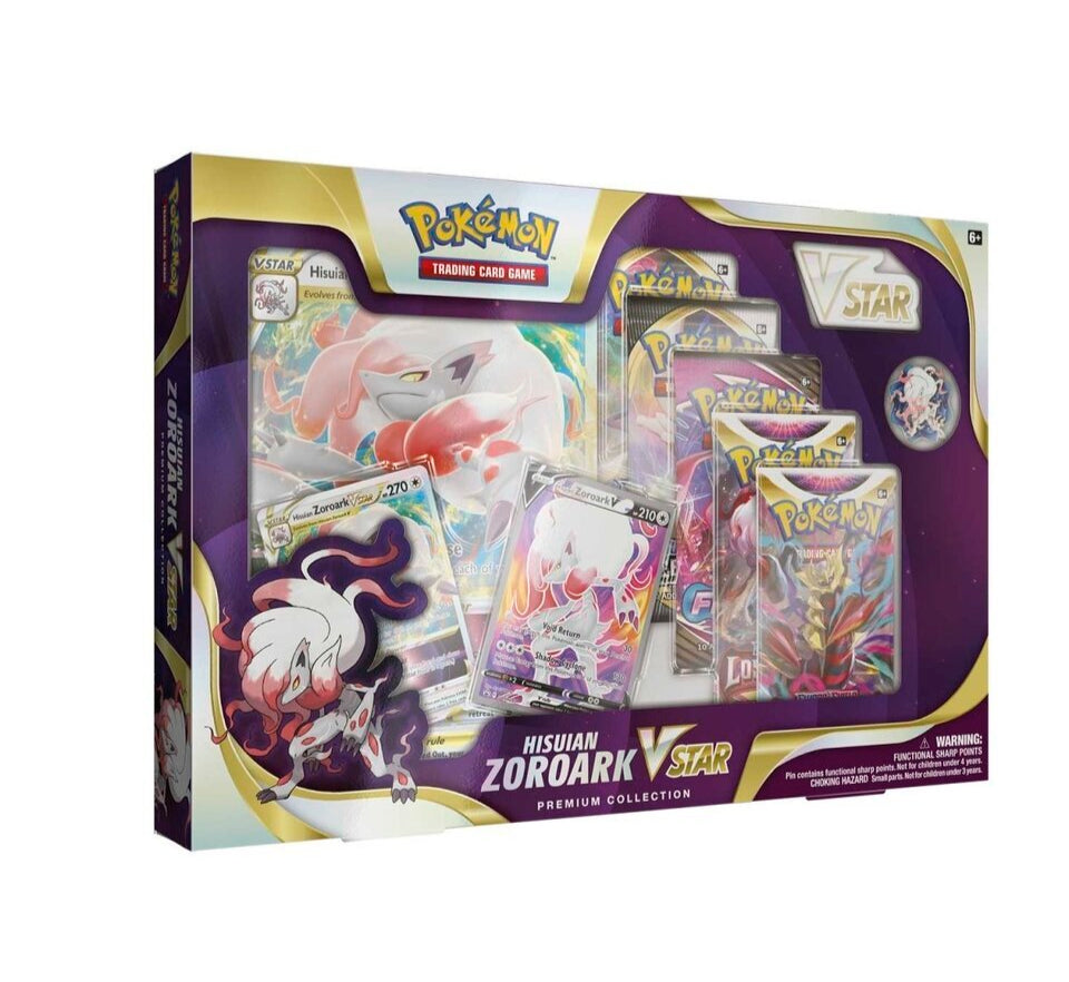 Pokmon TCG: Hisuian Zoroark VSTAR Premium Collection | Exclusive Cards moon-whale.com Pokmon TCG: Hisuian Zoroark VSTAR Premium Collection | Exclusive Cards moon-whale.com