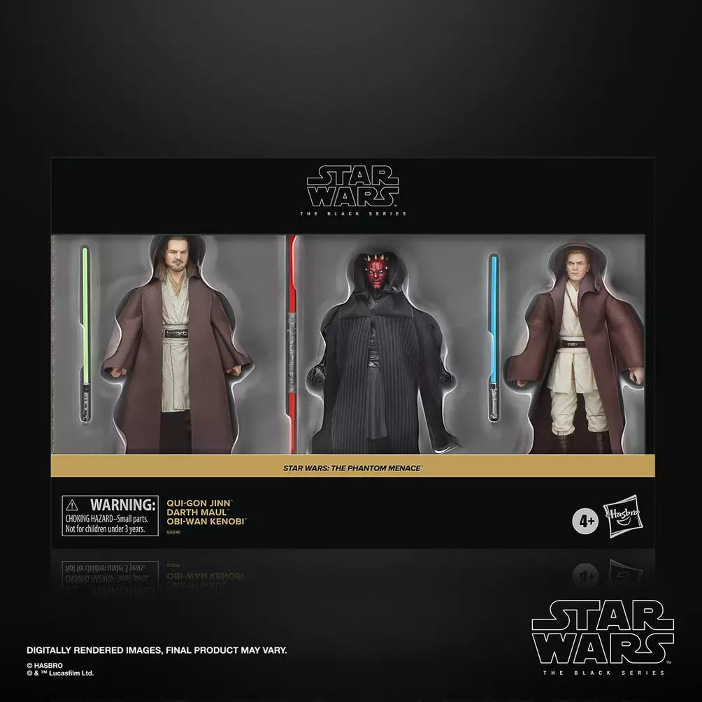 Star Wars Black Series The Phantom Menace 3-Pack | 25th Star Wars Black Series The Phantom Menace 3-Pack | 25th