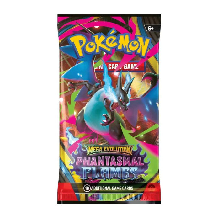 Phantasmal Flames pack, showing Mega Charizard