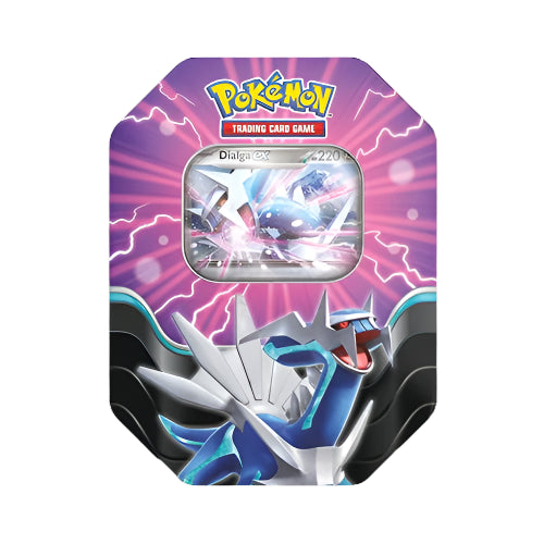 Pokémon TCG: Scarlet & Violet—Azure Legends Tin – Dialga ex – moon
