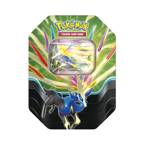 how rare is xerneas pokemon card Pokémon TCG: Scarlet & Violet—Azure Legends Tin – Xerneas ex – moon-whale.com