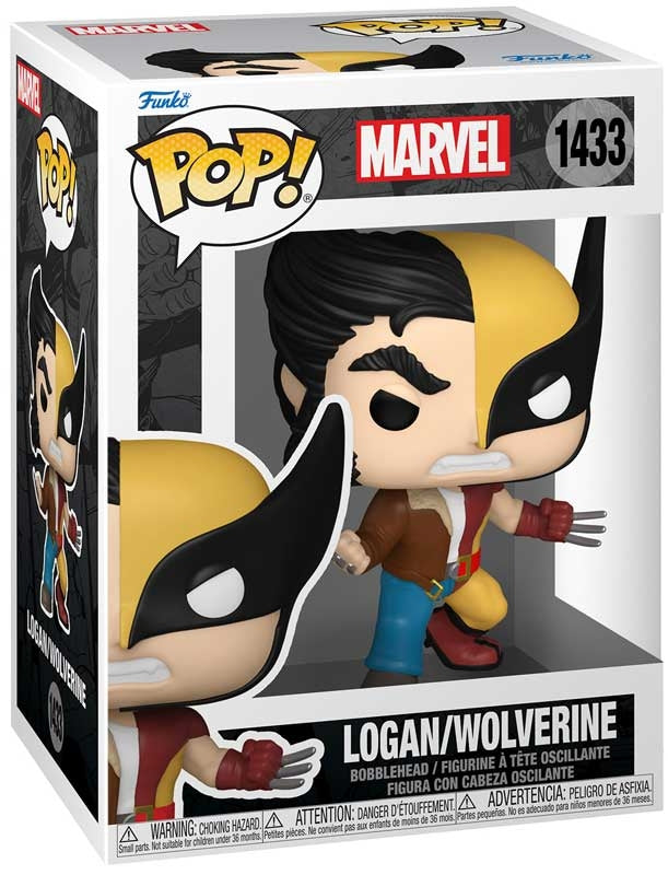 Funko Pop! Marvel: Split - Wolverine/Logan Vinyl Figure – moon