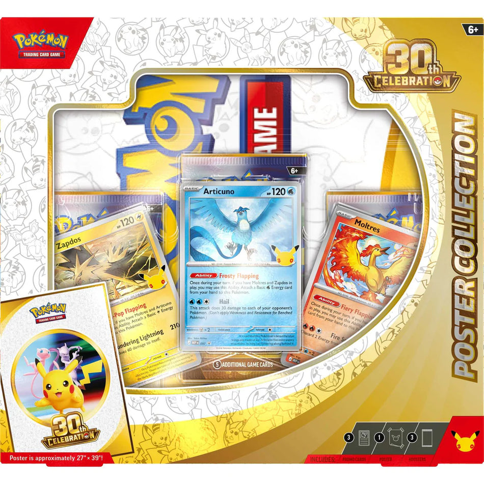 Pokémon TCG 30th Celebration Poster Collection.