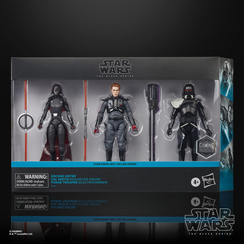 Star Wars The Black Series: Star Wars Jedi: Fallen Order 3-Pack (Second Sister, Cal Kestis, Purge Trooper)