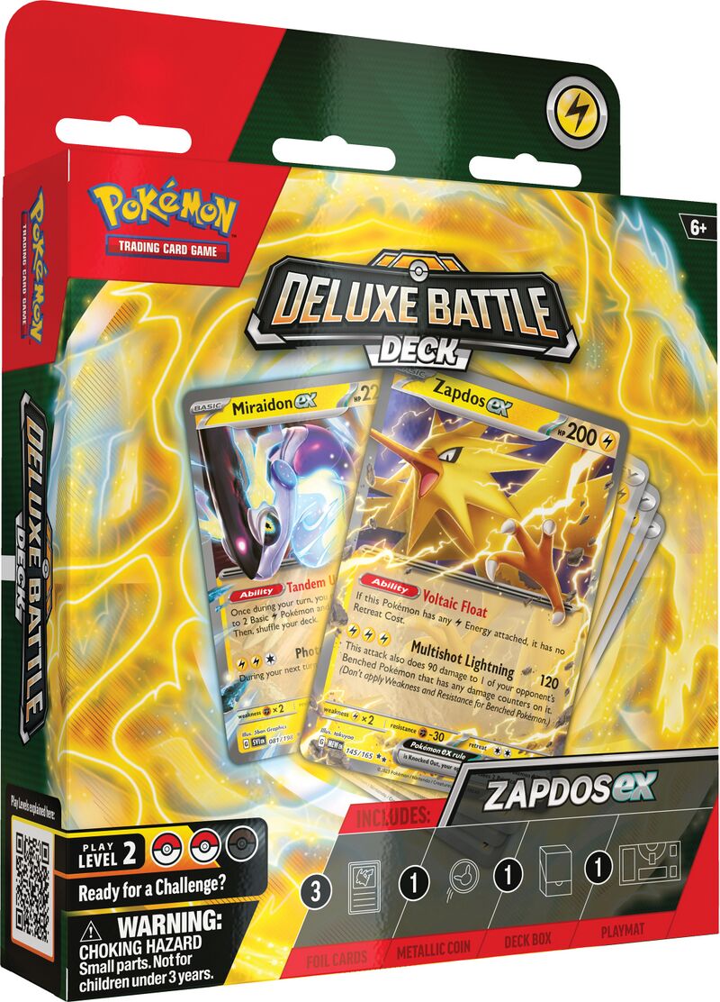 Pokémon TCG: Zapdos ex Deluxe Battle Deck