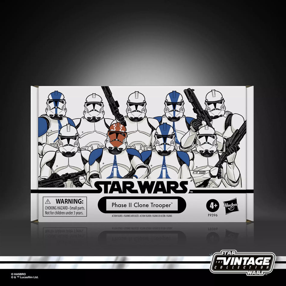 Star Wars The Vintage Collection Phase II Clone Trooper 4 Pack