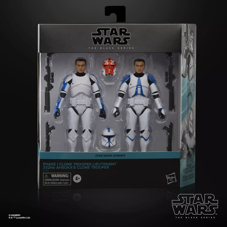 Star Wars The Black Series Clone Trooper Lieutenant & Ahsoka’s Clone Trooper