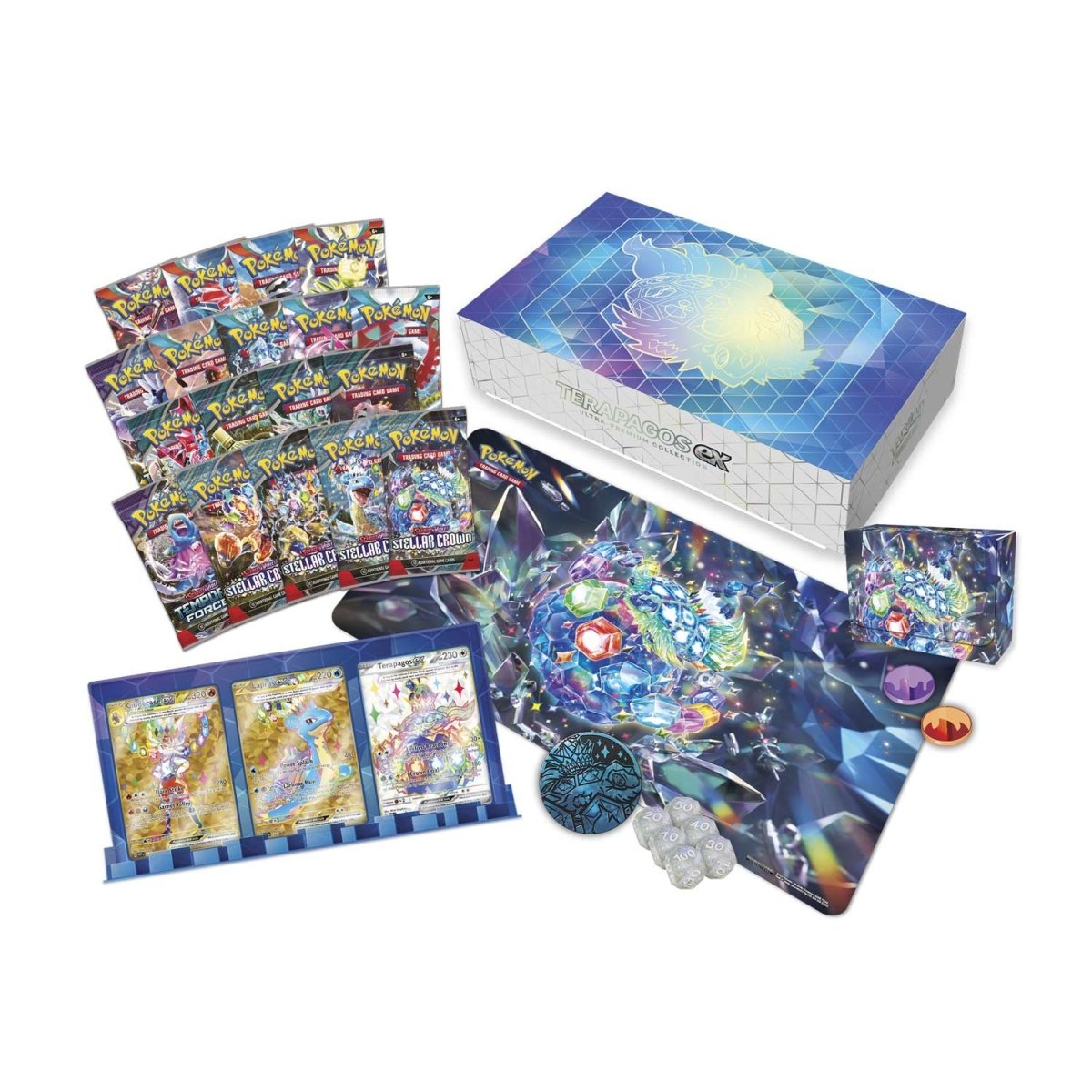 Pokémon TCG: Terapagos ex Ultra-Premium Collection | Stellar Crown
