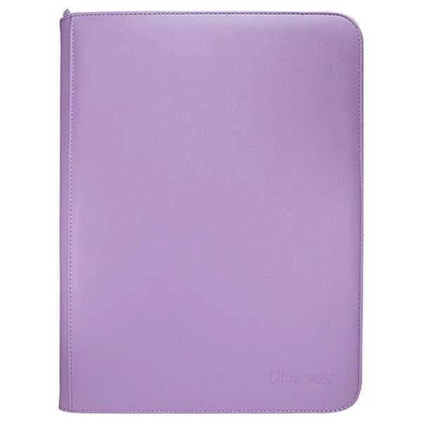 Ultra PRO Vivid 9-Pocket Zippered PRO-Binder for trading cards. Purple