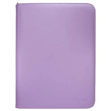 Ultra PRO Vivid 9-Pocket Zippered PRO-Binder for trading cards. Purple