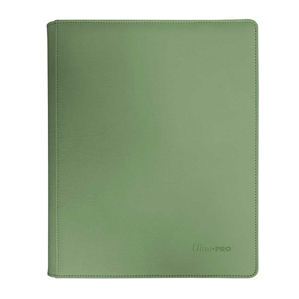 Ultra PRO Vivid 9-Pocket Zippered PRO-Binder for trading cards. Cool Matcha