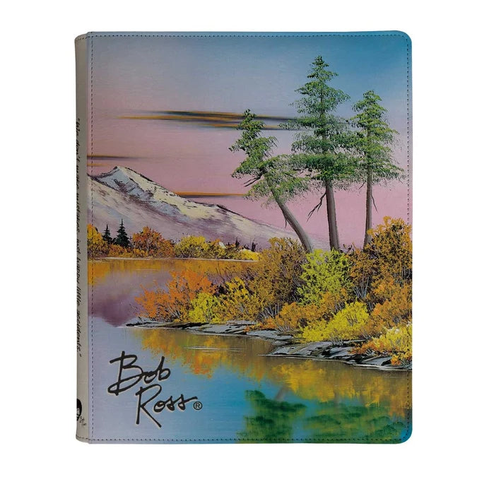 Bob Ross Mighty Mountain Lake 9-Pocket Zippered PRO-Binder by Ultra PRO.