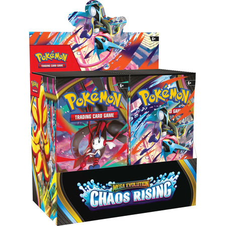 Pokémon Mega Evolution Chaos Rising Booster Box sealed with 36 booster packs