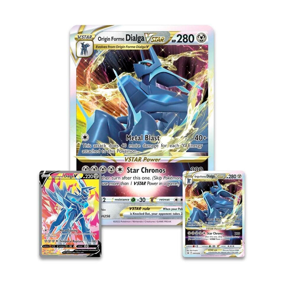 Pokmon TCG: Origin Forme Dialga VSTAR Premium Collection | Moon Whale moon-whale.com Pokmon TCG: Origin Forme Dialga VSTAR Premium Collection | Moon Whale moon-whale.com