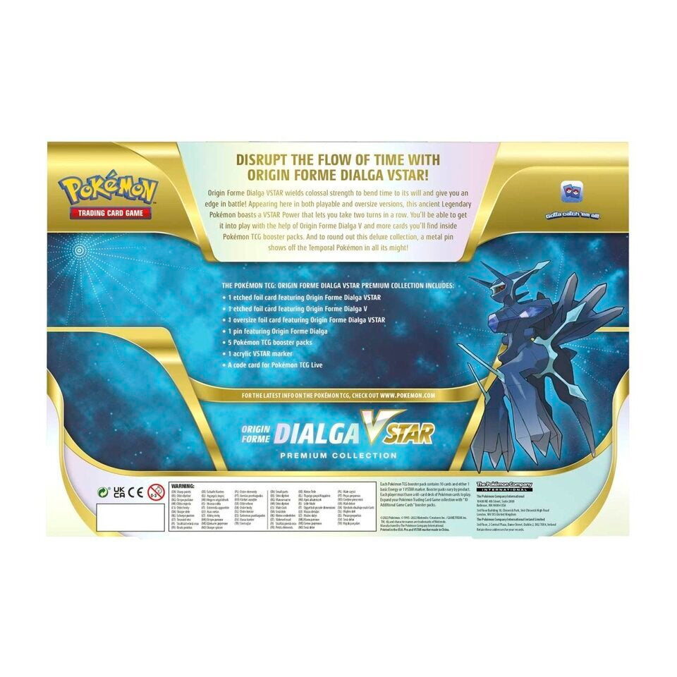 Pokmon TCG: Origin Forme Dialga VSTAR Premium Collection | Moon Whale moon-whale.com Pokmon TCG: Origin Forme Dialga VSTAR Premium Collection | Moon Whale moon-whale.com