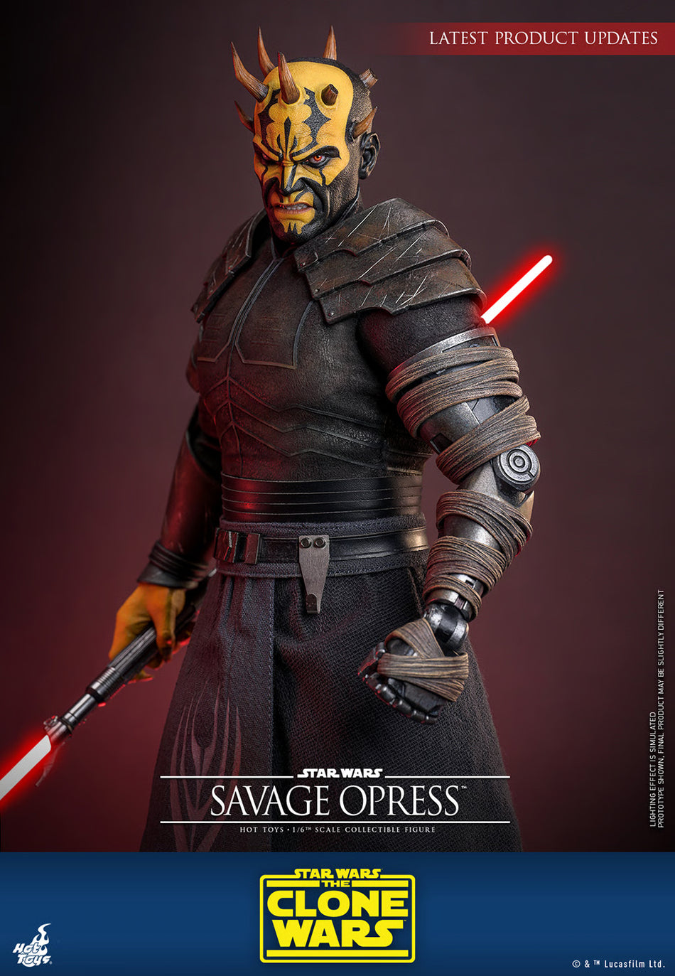 Hot Toys 1/6 Scale Savage Opress Clone Wars