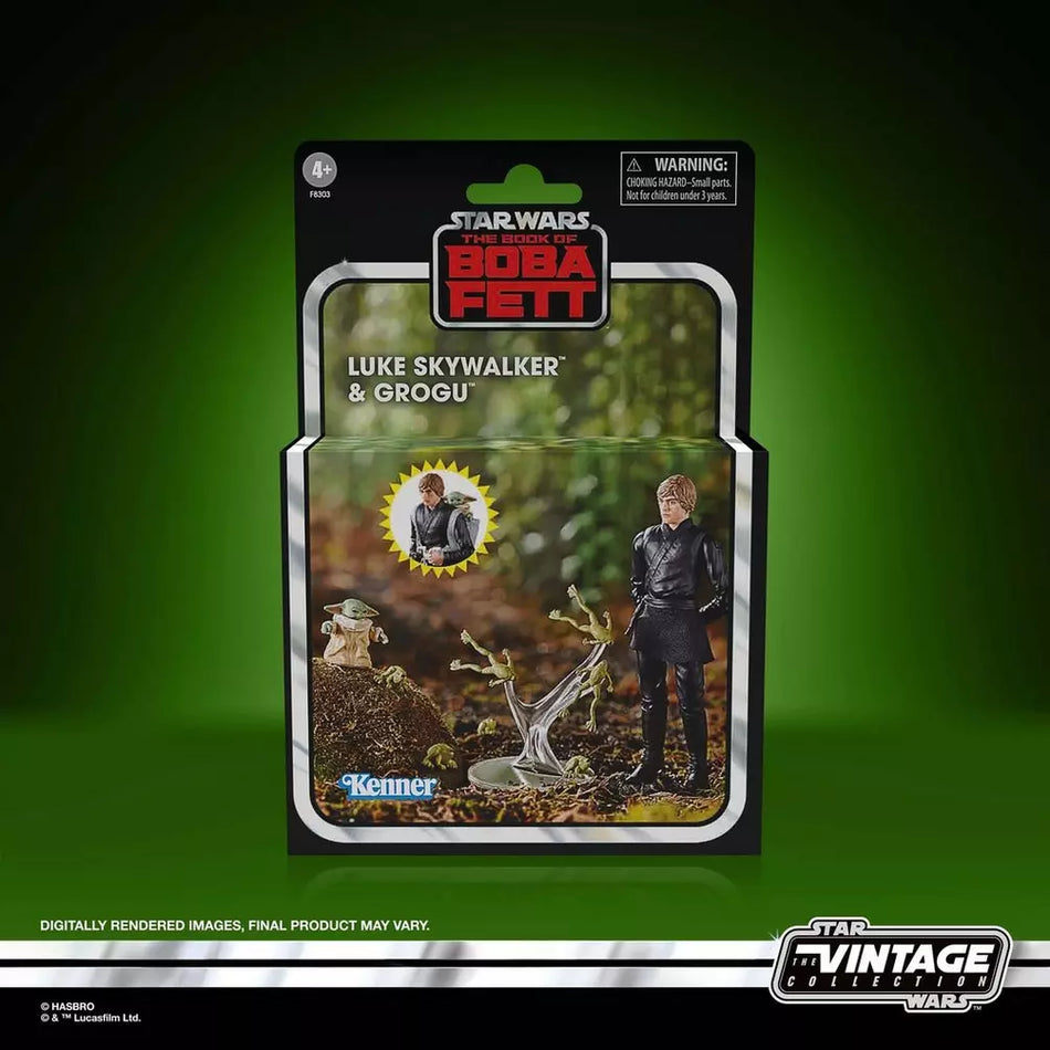 Star Wars The Vintage Collection Luke Skywalker & Grogu 2-Pack -The Book of Boba Fett