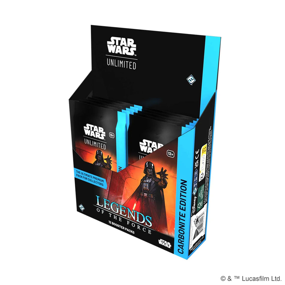 Star Wars: Unlimited Legends of the Force Booster Box Carbonite Edition