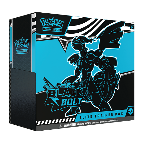 Pokémon TCG: Scarlet & Violet 10.5 — Black Bolt Elite Trainer Box (Zekrom) (Release date 18.07.25)