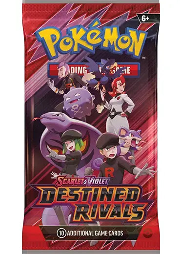 Team Rocket and Jessie & James Destined Rivals booster pack artwork