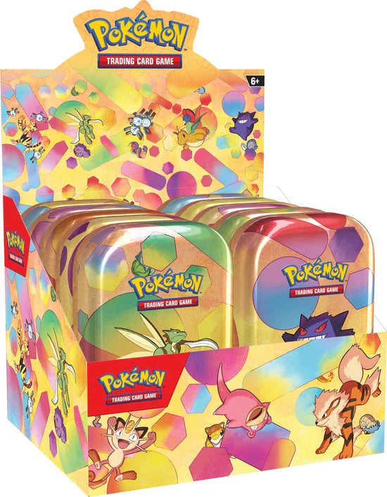 Pokémon trading card game 151 mini tin counter display unit