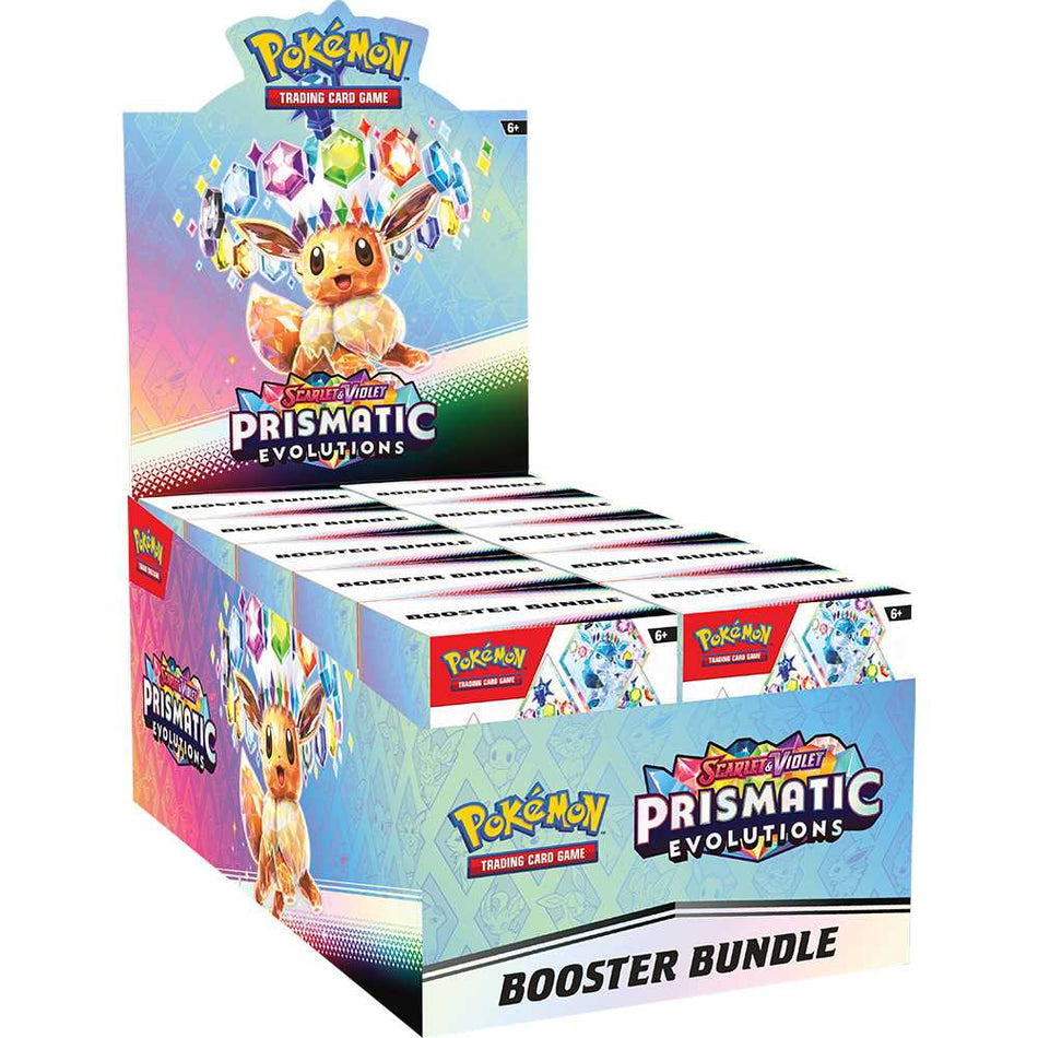 Pokémon TCG: Scarlet & Violet 8.5 Prismatic Evolutions Booster Bundle Sealed CDU