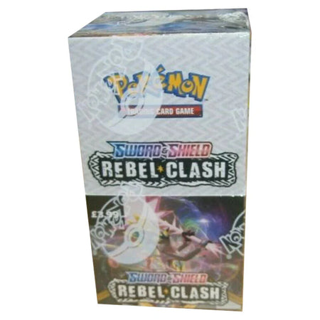 Pokémon TCG: Sword & Shield Rebel Clash Half Booster Box (18 Packs) –