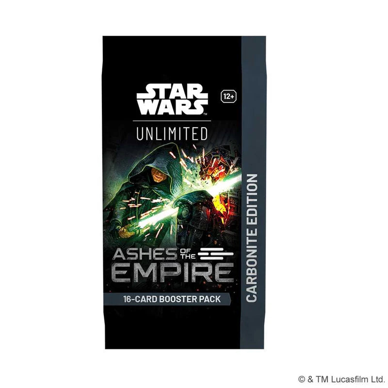 Star Wars card game booster pack on a white background