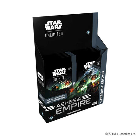 Star Wars card game packaging with 'Unlimited' branding on a white background