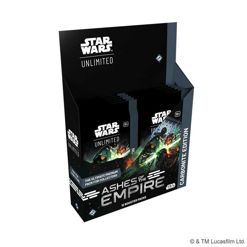 Star Wars card game packaging with 'Unlimited' branding on a white background